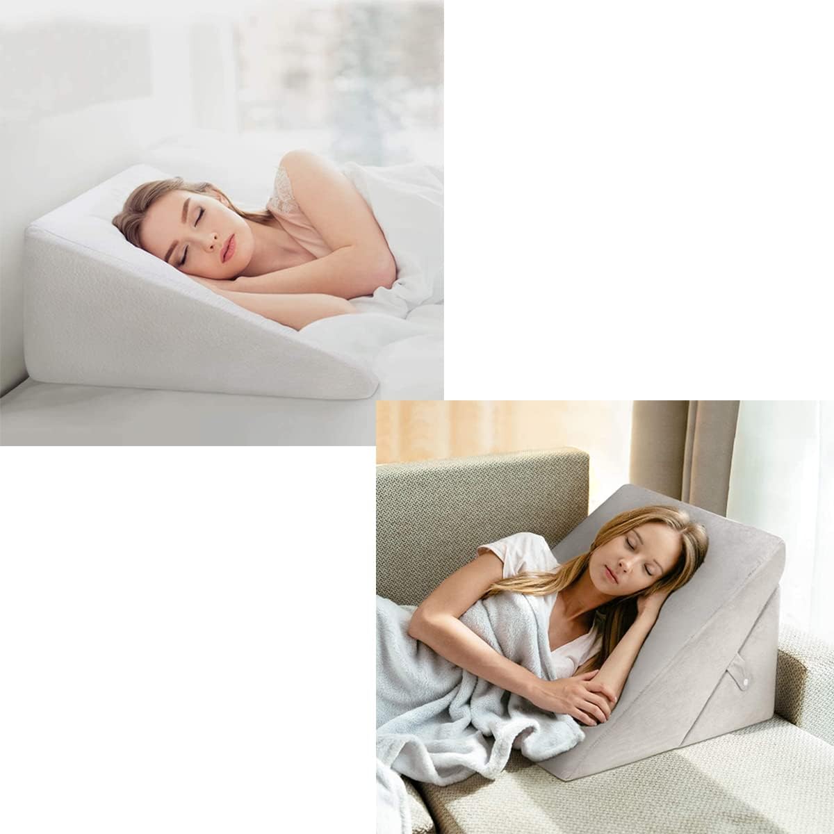 OasisCraft Bed Wedge Pillow Adjustable Memory Foam Sleeping