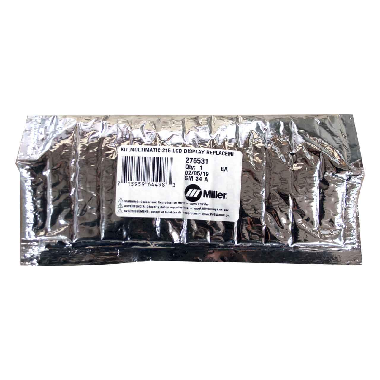 Miller 276531 Kit, Multimatic 215 Lcd Display Replacement