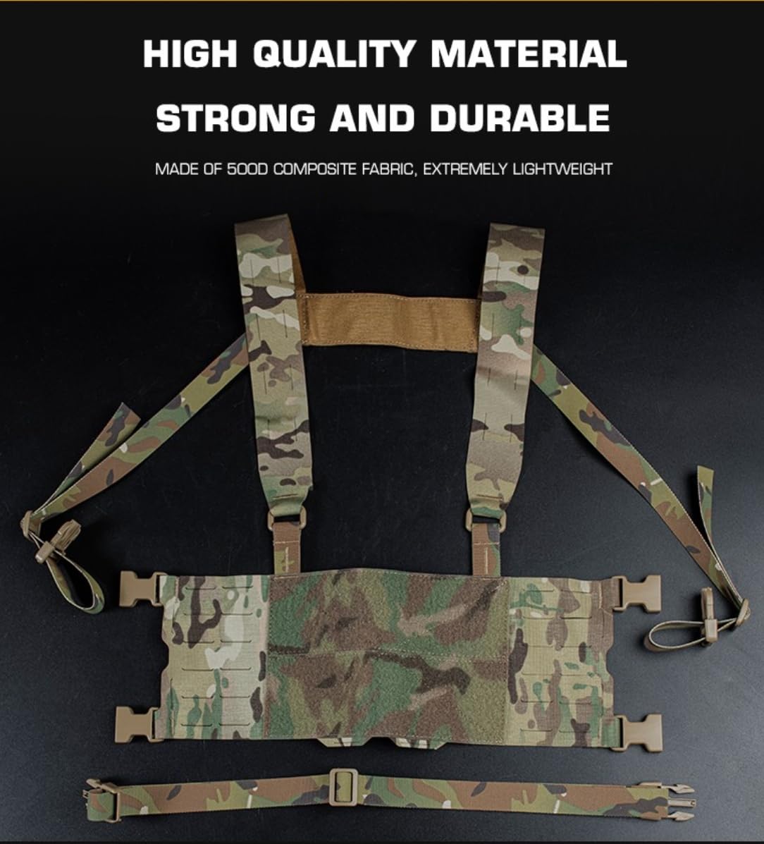 Peminkoo taktisches F.CPC Chest Rig Mini Harness F.erro Style H Harness Breite Version Chesty Rig Hüftgurt Jagdzubehör