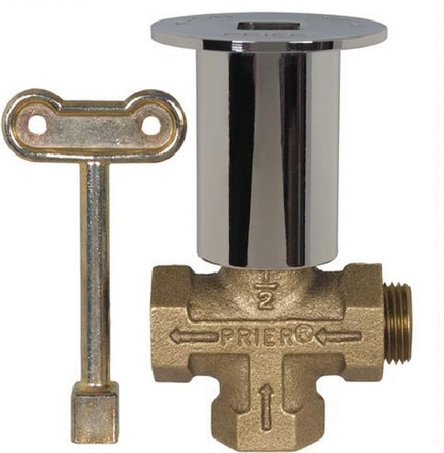 PRIER PRODUCTS C64CP Prier 3Way Gas Log Lighter Valve with Chrome