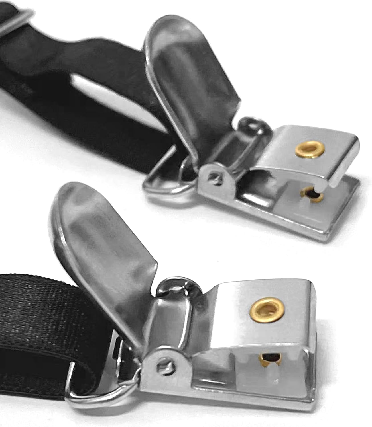 1 Pairs Heart Leg Garters,Thigh-High Garter Belt for Women's Stocking,Punk Rock Goth Accessories Straps (Black) - Image 5