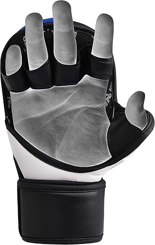 Miniatura 7 de RDX Guantes de artes marciales para entrenamiento y combate de artes marciales, guantes para grappling, kickboxing, Muay Thai, saco de boxeo y lucha