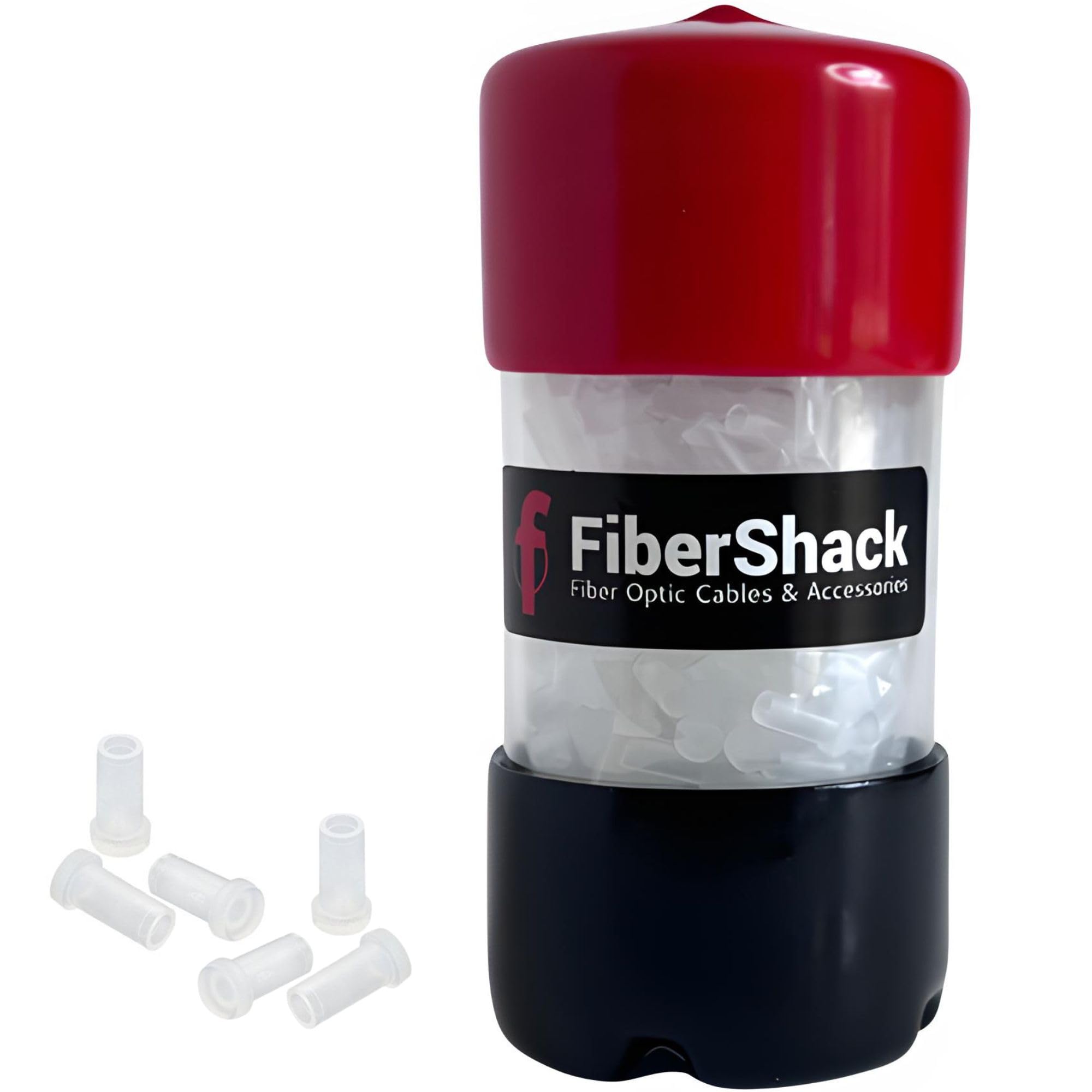 Fibershack - SC Fiber Optic Dust Caps for Fiber Optic Cables and End Faces - 400 Fiber Dust Caps for APC, SC, FC Protection in a Convenient Easy Open