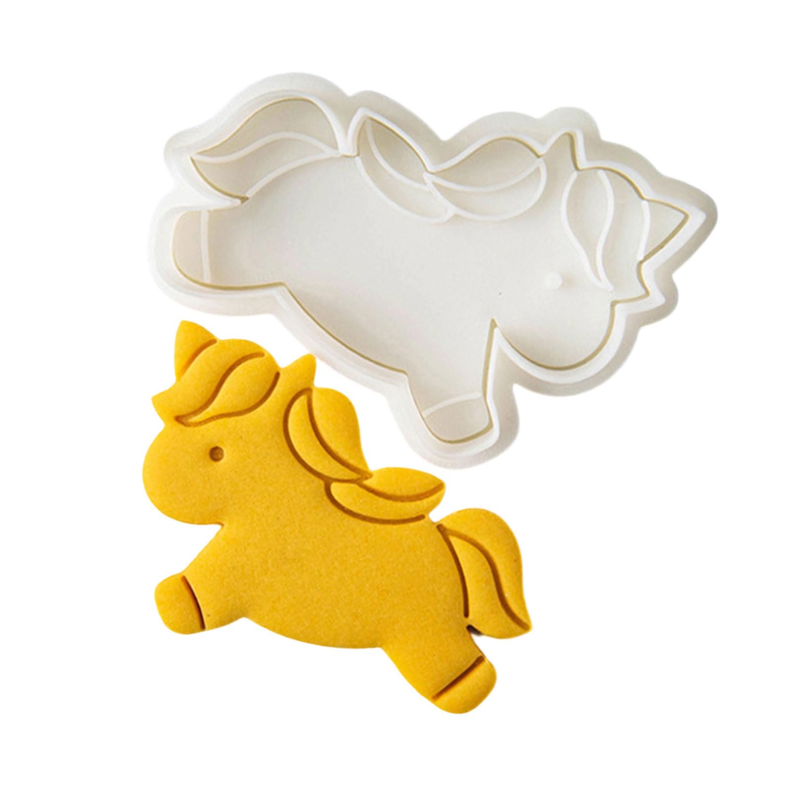 Nucelit Creative Baking Tool with Lovely Horse Design Make Unique Cookie Creative Diyer Baking Equipment for Various Occasion Cast