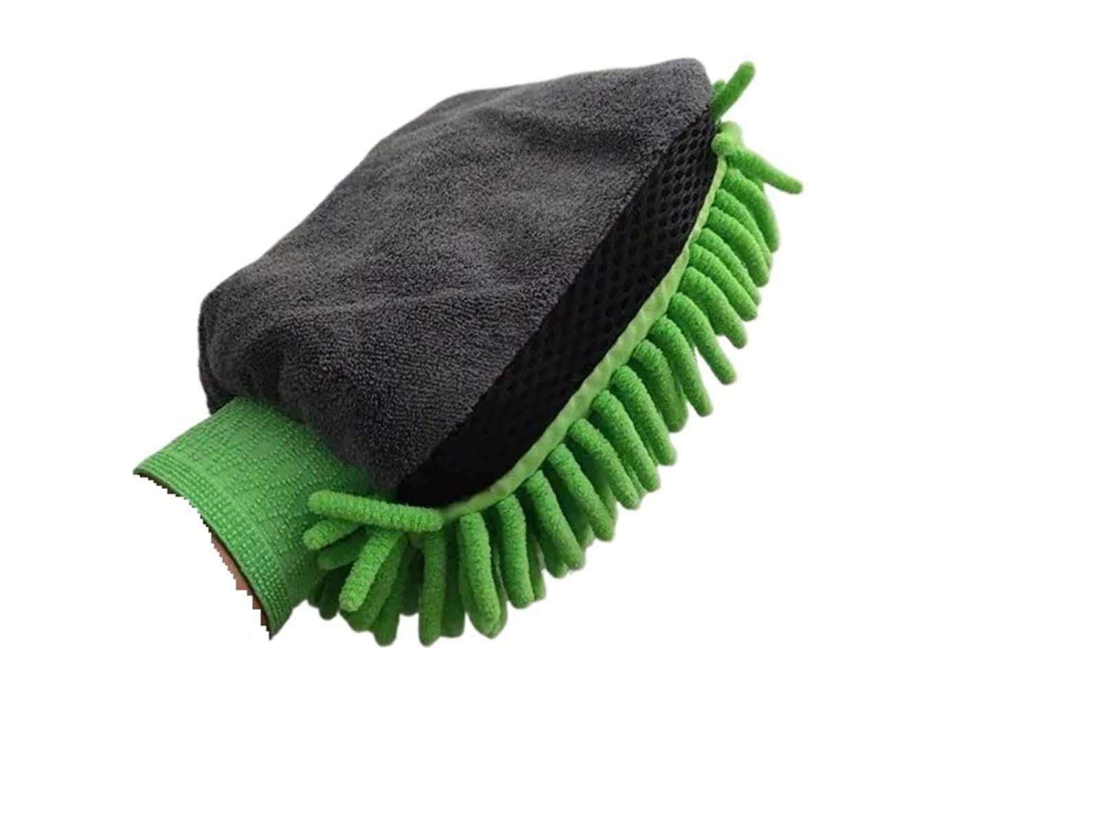 WWYYZAYC Car Washing Gloves Waterproof Microfiber Chenille Cleaning Mitt Detailing Brush Auto Care Double-faced Glove(Green,1pcs)