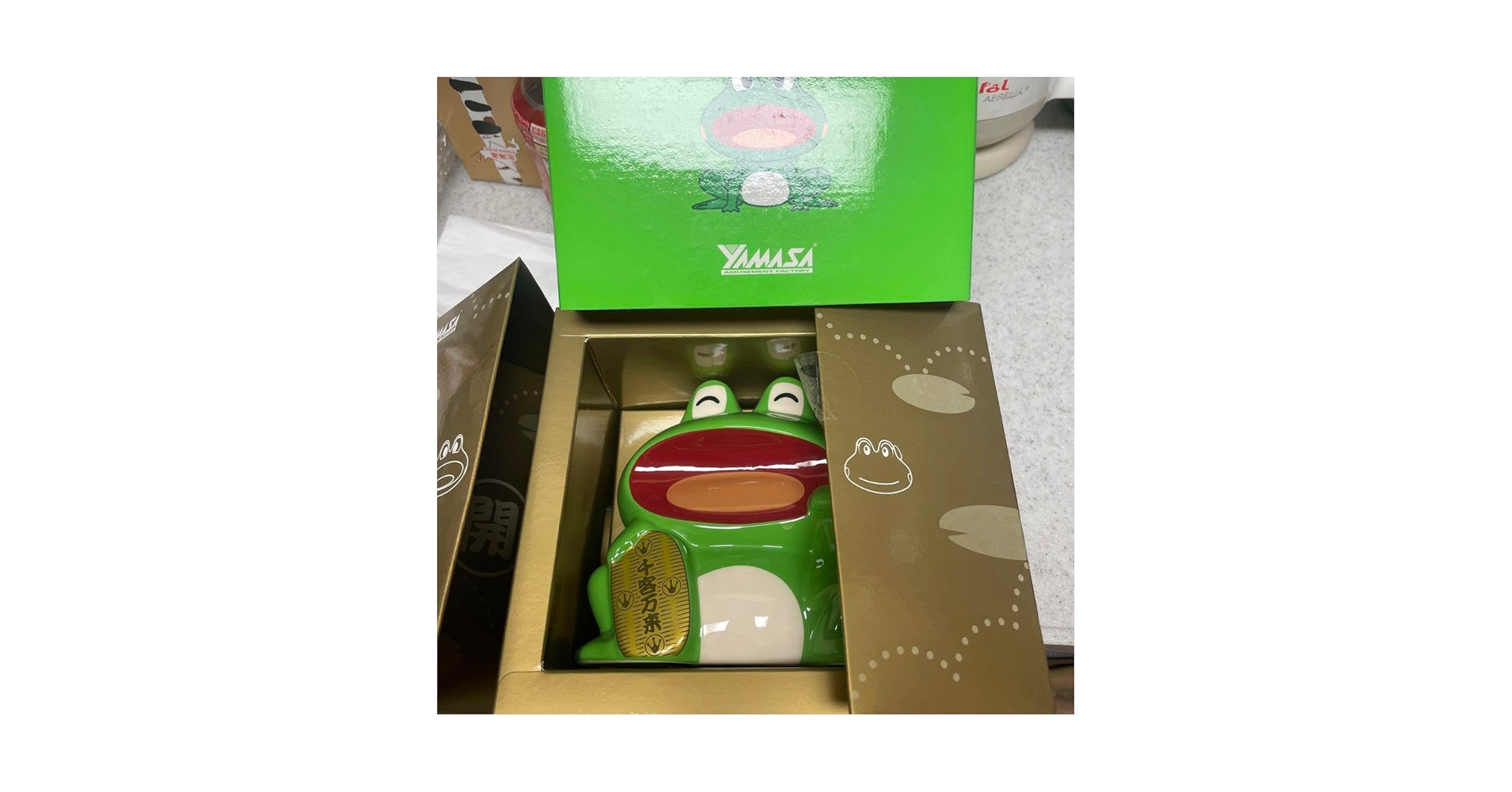 ケロット 貯金箱 山佐 インテリア カエル ケロット 貯金箱 山佐 インテリア カエルの通販 by アマダン's