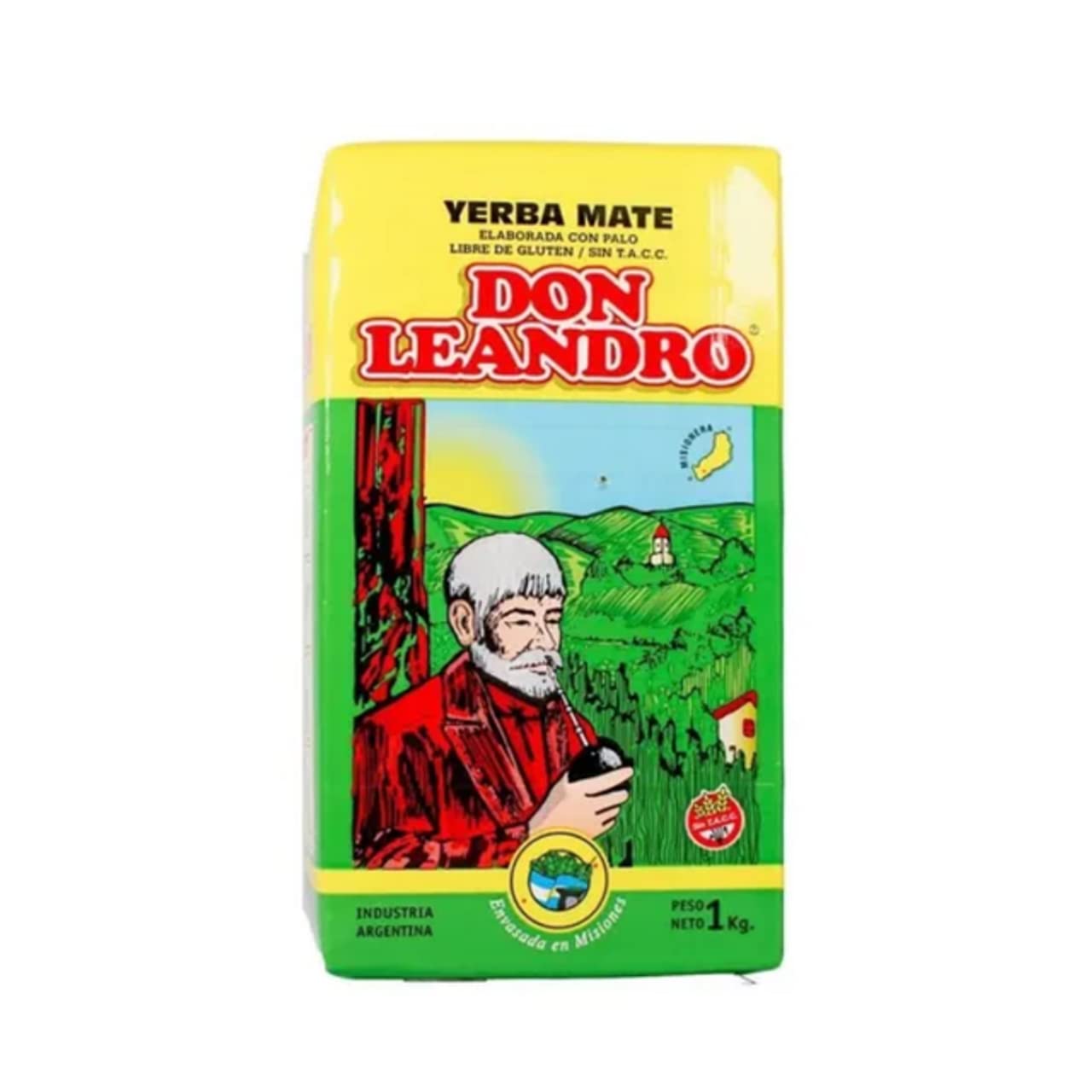 Tea yerba mate Misionera "Don Leandro" (Yerba Mate "Don Leandro" 1k./2.2Lb)