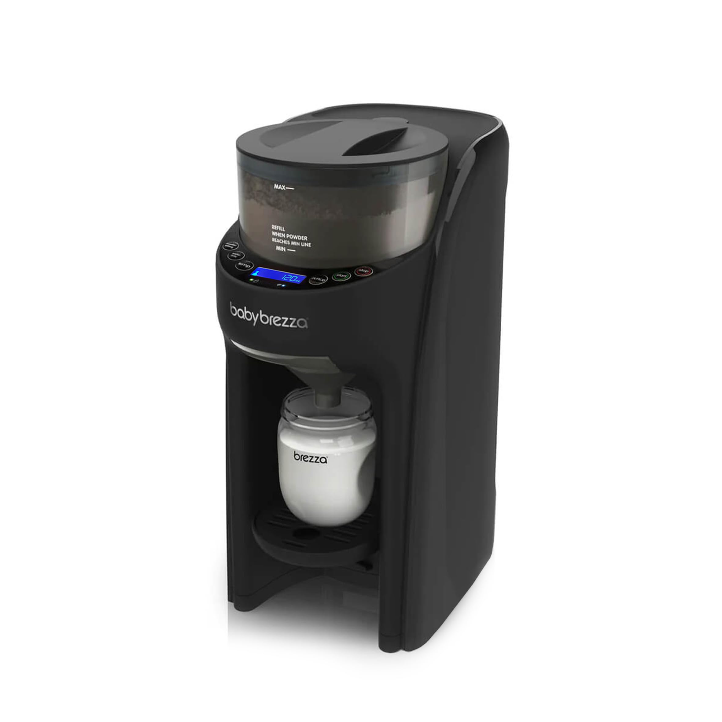 Baby Brezza Formula Pro Advanced - Black | Instant and Automatic Baby Bottle Maker | Mix and Heat Formula at The Push of a Button