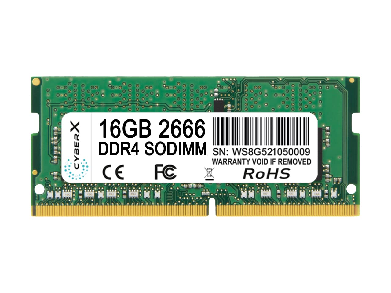 CYBERX 16GB DDR4 2666Mhz Laptop Ram (B09M3BBYGD) Amazon Price History, Amazon Price Tracker