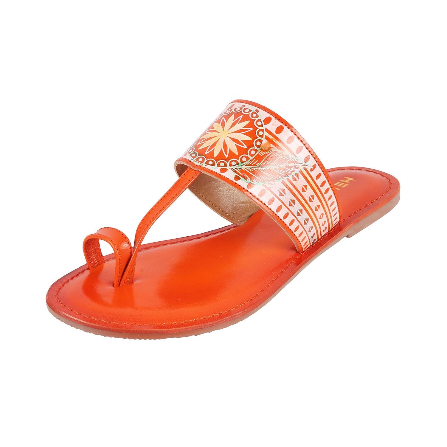 Women Kolhapuri Leather Chappal-image-28