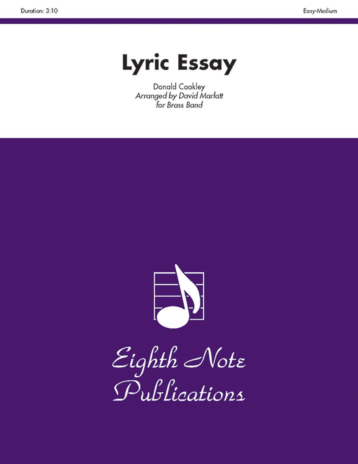 Lyric Essay: Conductor Score & Parts (Eighth Note Publications)