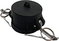 Vista 3 de 2 piezas de accesorios Camlock Poly DC-75 3/4 pulgadas Tipo CC Acoplamientos estándar Accesorios de bloqueo de leva de polipropileno para ranura