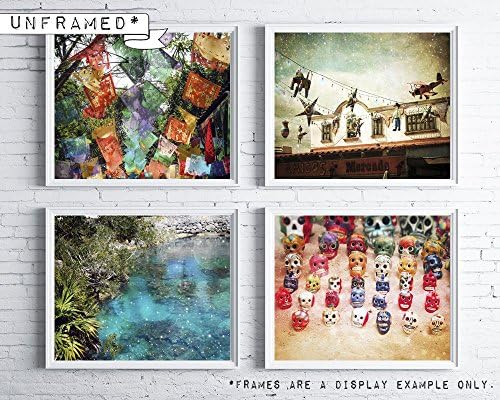 Mexico wall art - Mexican art wall decor - Mexico photography print set
