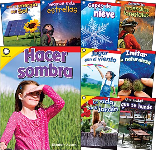 Smithsonian Informational Text: The Natural World Spanish Grades K-2: 9-Book Set (Bookroom Collection) (Spanish Edition)