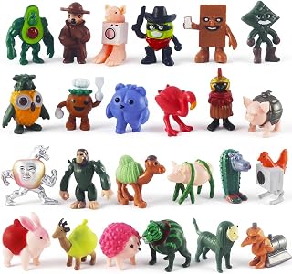 Figuras italianas, color rojo cerebro 1 – 2 pulgadas, divertidas, T Tung Tung Sahur, figuras de juguete para niños y adultos, Tralalero Shark y Lirili Larila Internet, juego de memes para fans