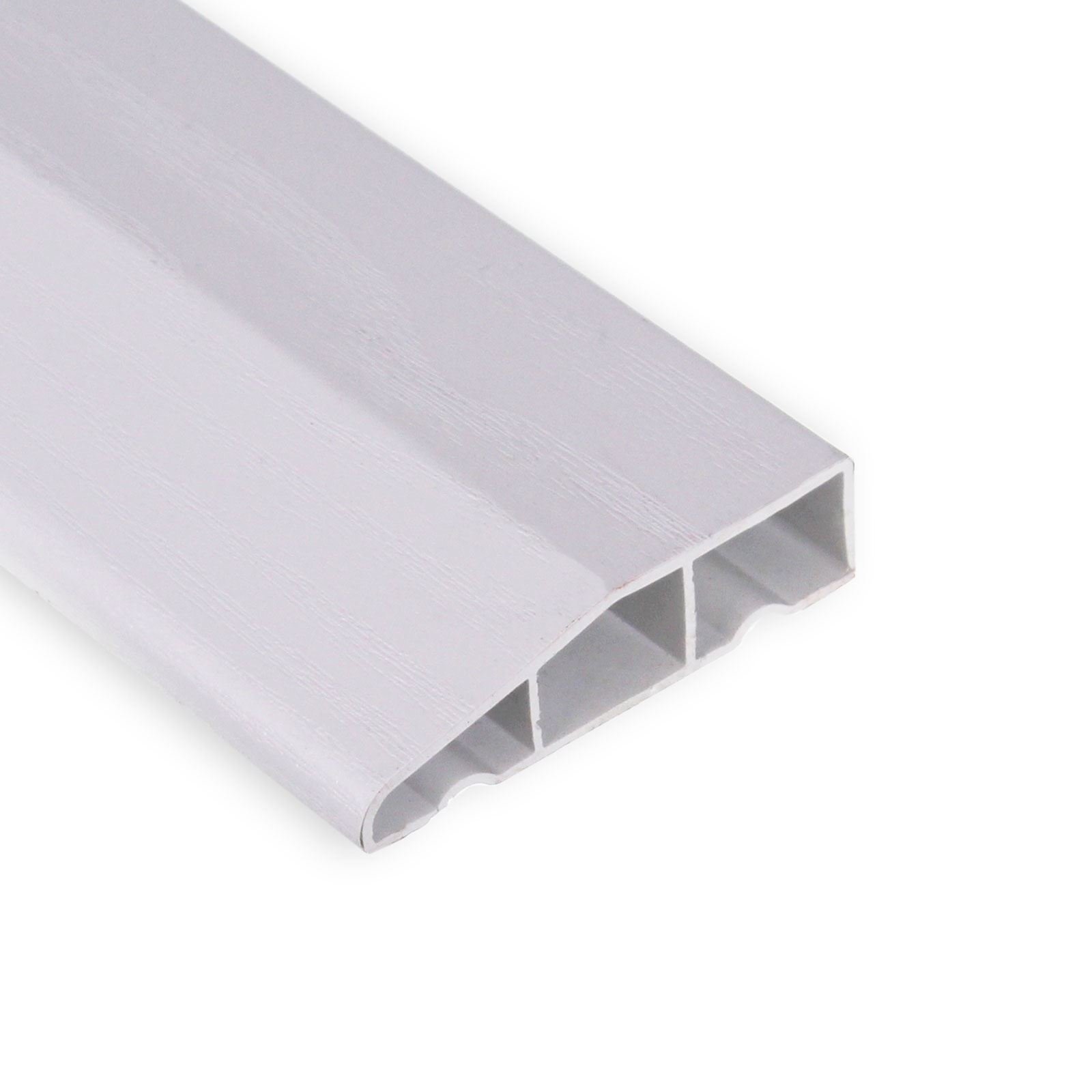 Roomline White Satin Chamfered Pvcu Architrave Plastic Casing (2.7M)