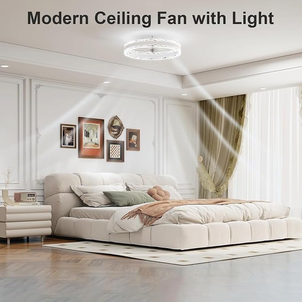Lampada a sospensione moderna con ventilatore, motore,bianco