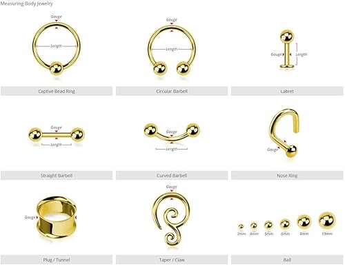 Miniatura 8 de WildKlass Jewely Septum - Anillo de acero quirúrgico para nariz 316L sin costuras se vende individualmente