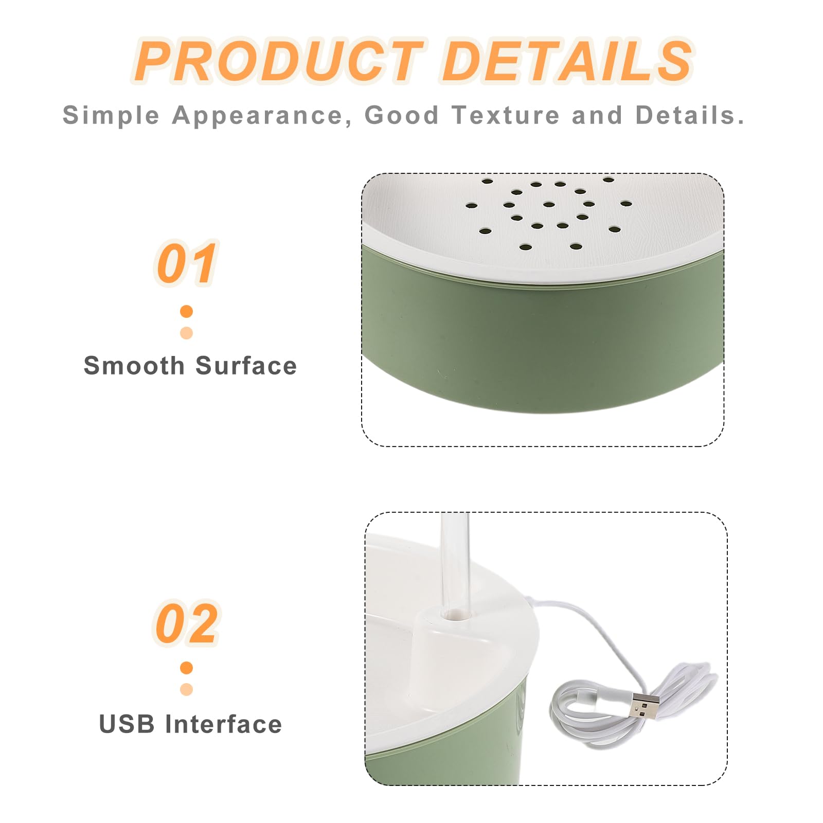 Baño de Ducha para Pájaros Automático con Bomba Ajustable, Bañera Interior de Plástico Azul Grisáceo con Tubo Transparente de 20 Cm y Perchero de Madera de Haya, Accesorio