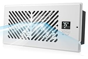Abida Register Booster Fan: Enhancing Comfort with Quiet Operation and Precise Thermostat Control