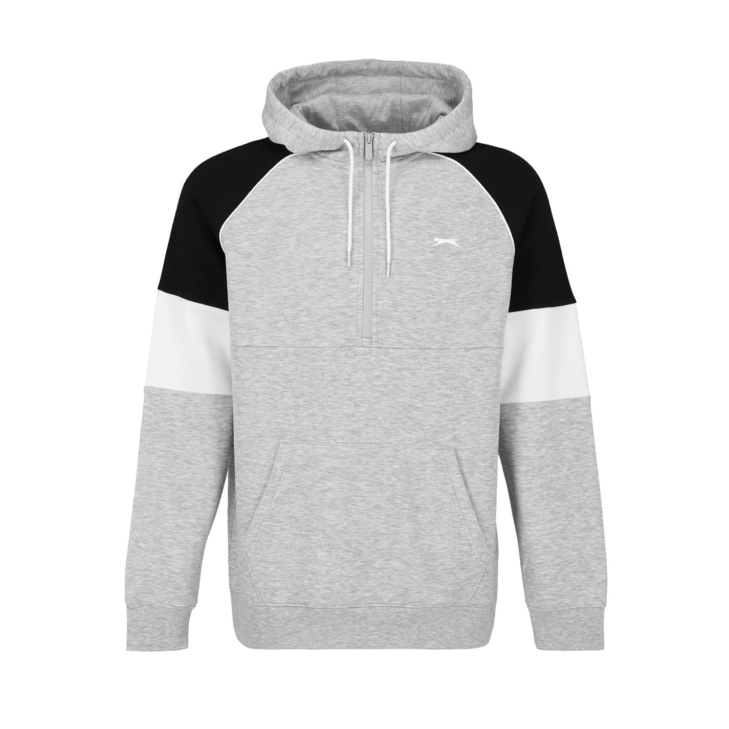 Slazenger Men's Grey Marl/Black Fleece Tracksuit Xxl