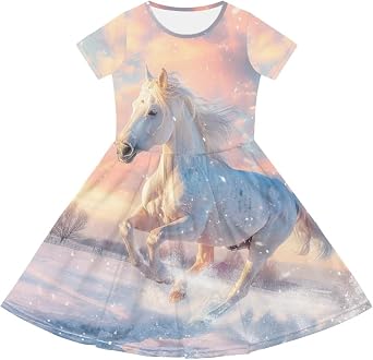 Ystardream Cute Dress for Girls 2-14 Teen Girl Trendy Clothes Casual