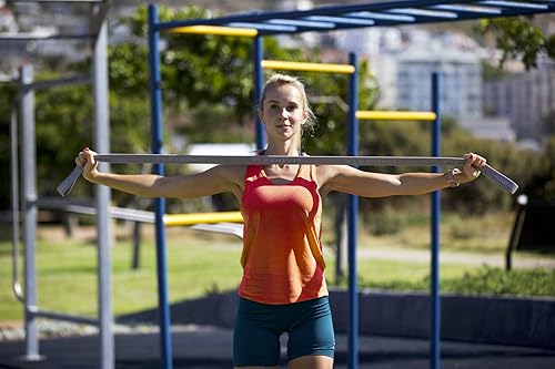 Miniatura 2 de Banda giratoria (40 pulgadas de longitud) - Banda de resistencia de tela de grado profesional - Banda de ejercicio de comodidad superior y calidad