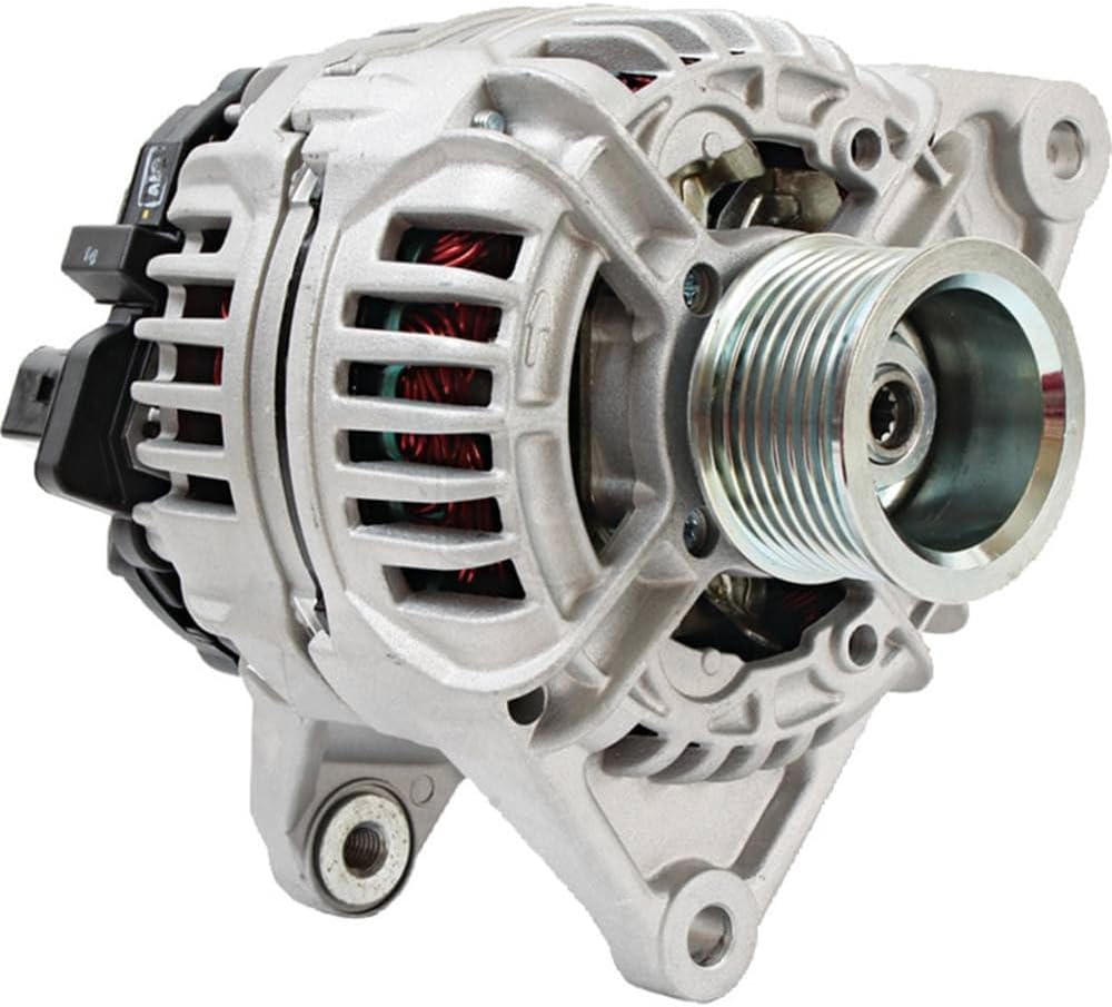 Rareelectrical 12V Alternator Compatible With 1999-2015 Redrock Th280s Fiat Ducato New Holland Lm5080 Telehandlers Bosch 0124325052 Case 2855975 Iveco 504225814 Vm 38522314F