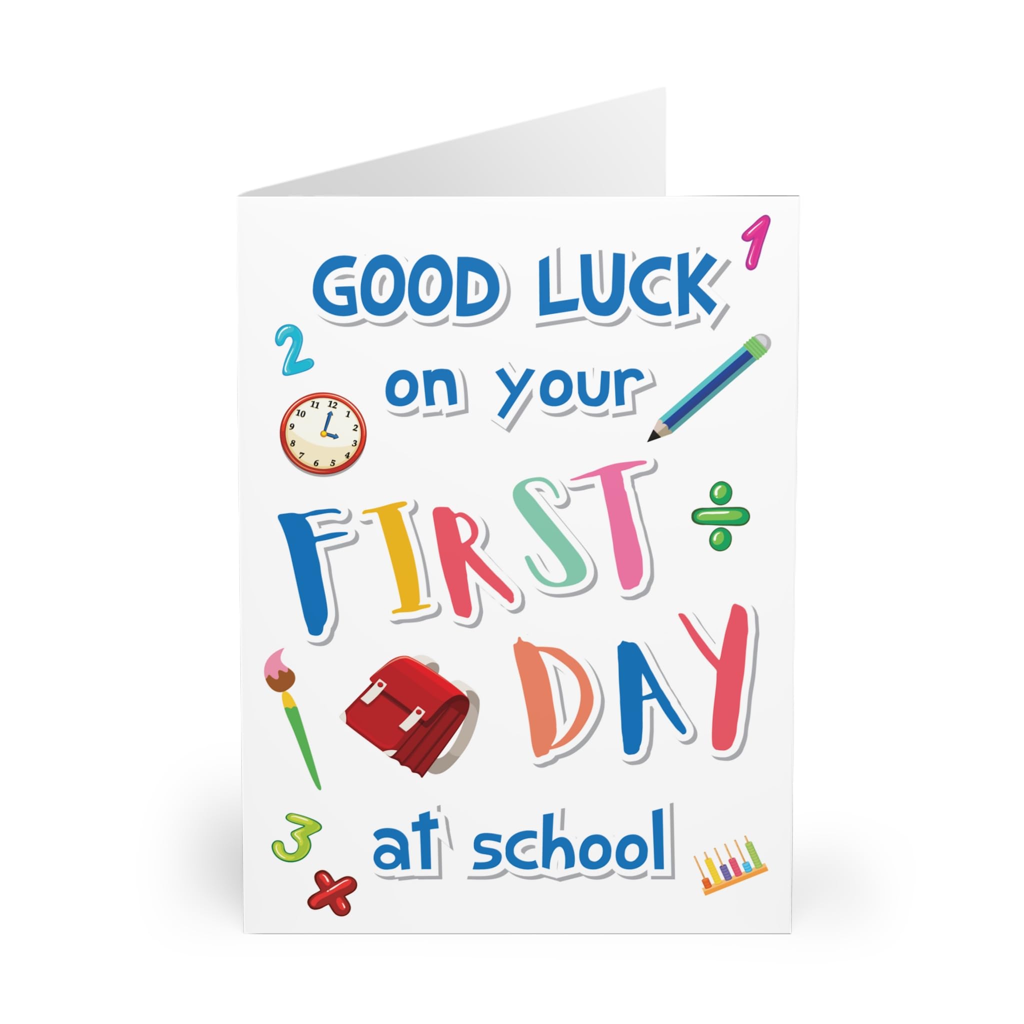 LUKIUP Sacchetto per la scuola, per ragazze, regalo per l'inizio della scuola, per ragazze, regalo per la scuola 2025, regalo per l'inizio della scuola, con sacchetto regalo, biglietto di auguri