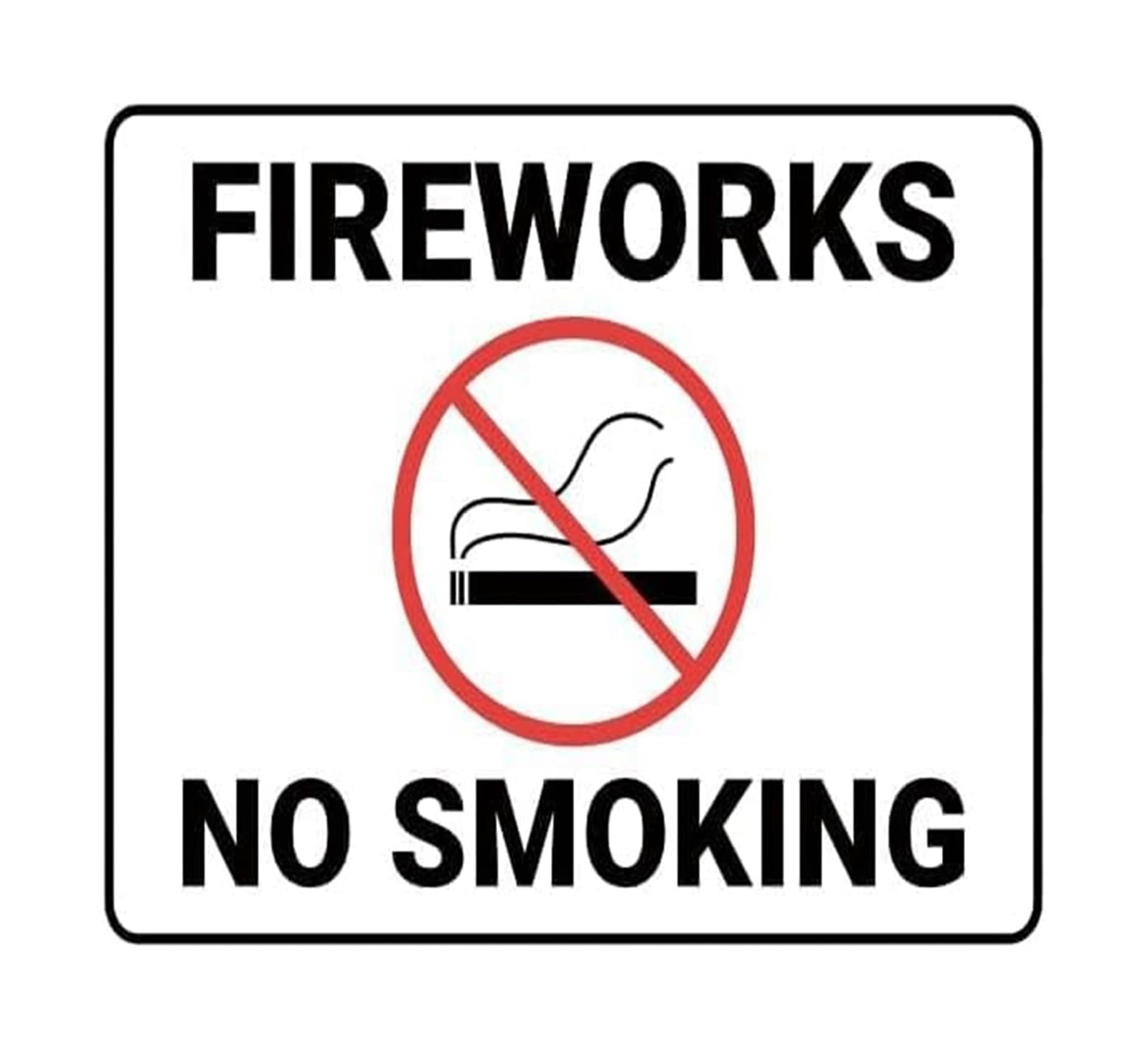 IDGTTLDF Danger No Smoking With Sign Metal Sign for Storage Area Retail Stand Backyard Shed Garage Wall Decal Caution Warning Poster 8 X 12 inch
