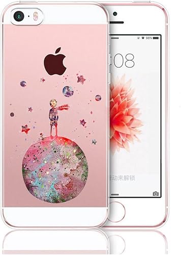 Caler Cover iPhone Custodia iPhone Caso Silicone TPU Ultra Sottile Anti-Graffio Custodia Morbida Copertura Protettiva Cover Case per Apple iPhone Piccolo Principe Caler Cover iPhone Custodia iPhone Caso Silicone TPU Ultra Sottile Anti-Graffio Custodia Morbida Copertura Protettiva Cover Case per Apple iPhone Piccolo Principe