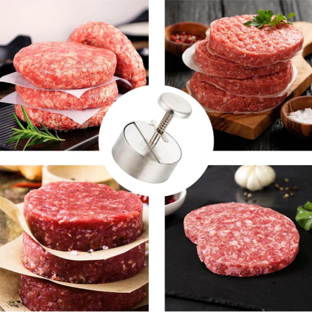 Domowy pieczeń mielona, prasa do burgerów hamburgery ze stali nierdzewnej maszyna do pasztecików do mięsa, warzyw, wołowiny, grilla z grilla domowy hamburger