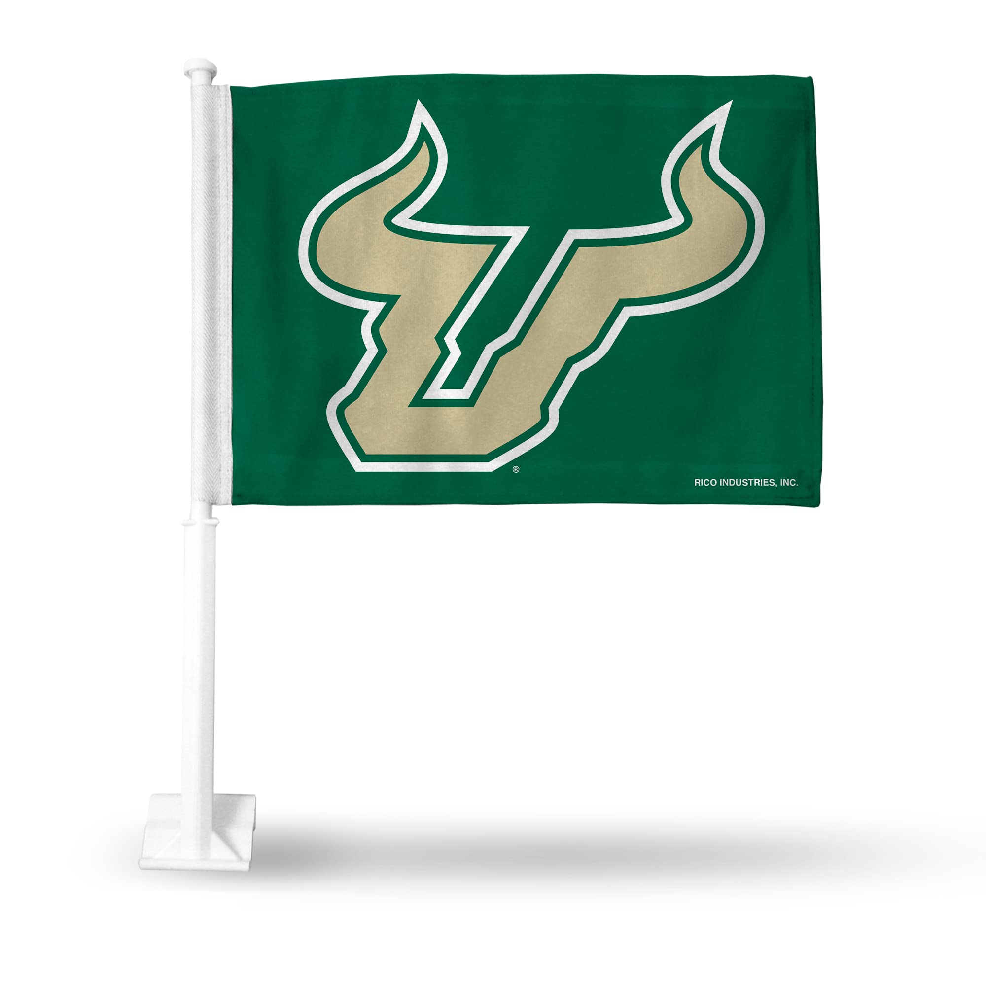 Rico Industries NCAA South Florida Bulls Secondary Double Sided Double Sided Car Flag - 16