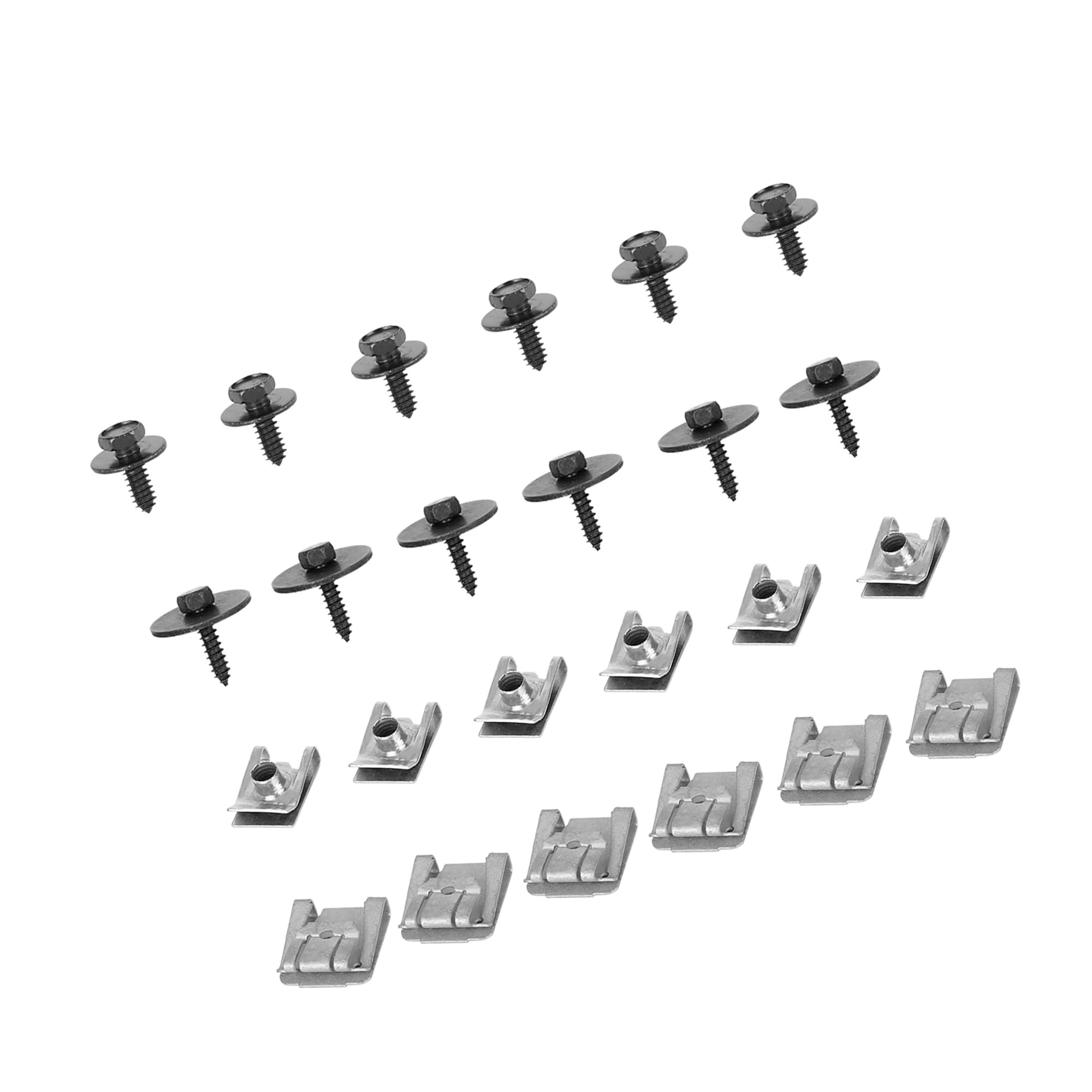 Partuto Engine Undertray Clips Screws Under Cover Splash Rivets for Benz E Class W211 Replacement