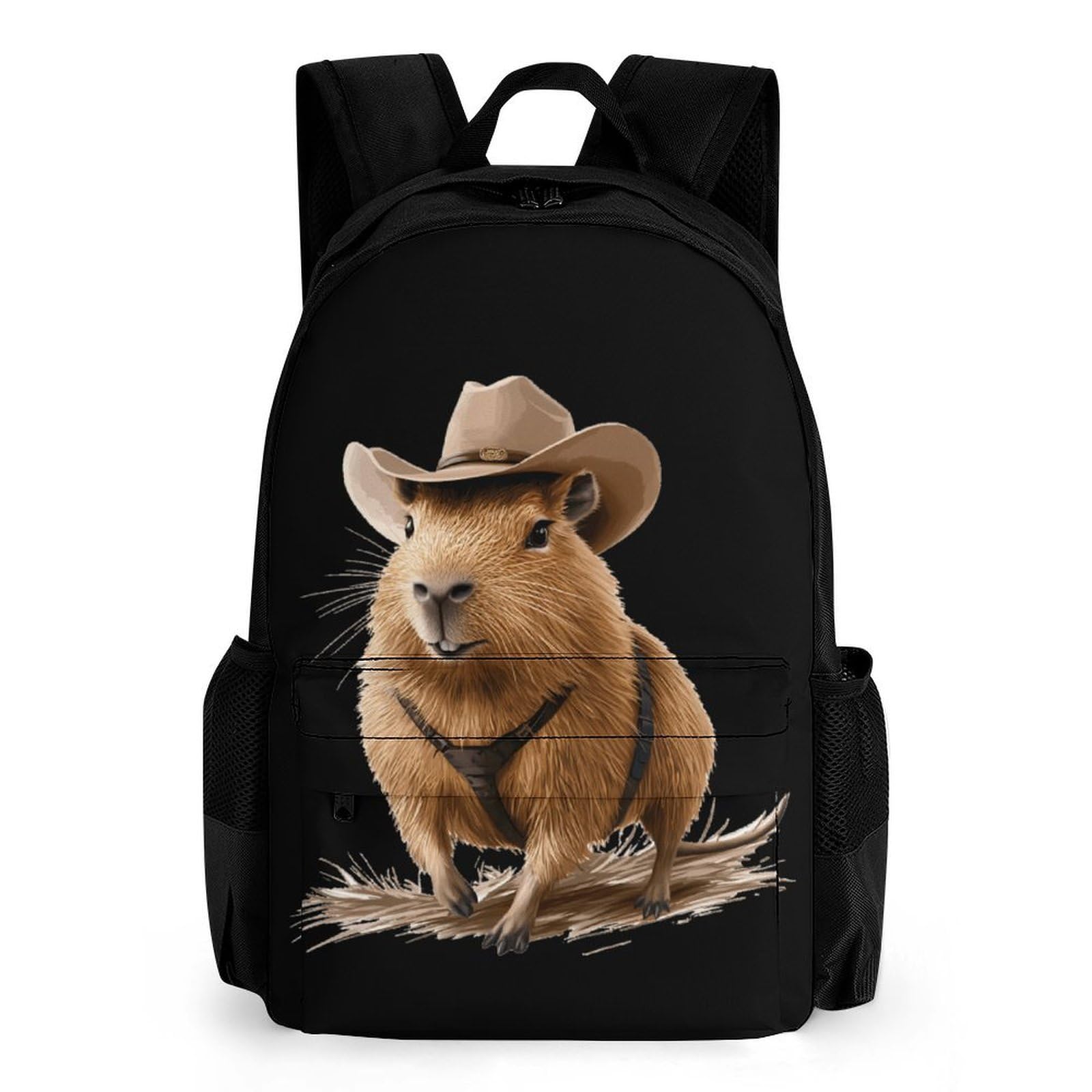 Funny Capybara Travel Laptop Backpack Lightweight Business Computer Bag Gift for Men Women