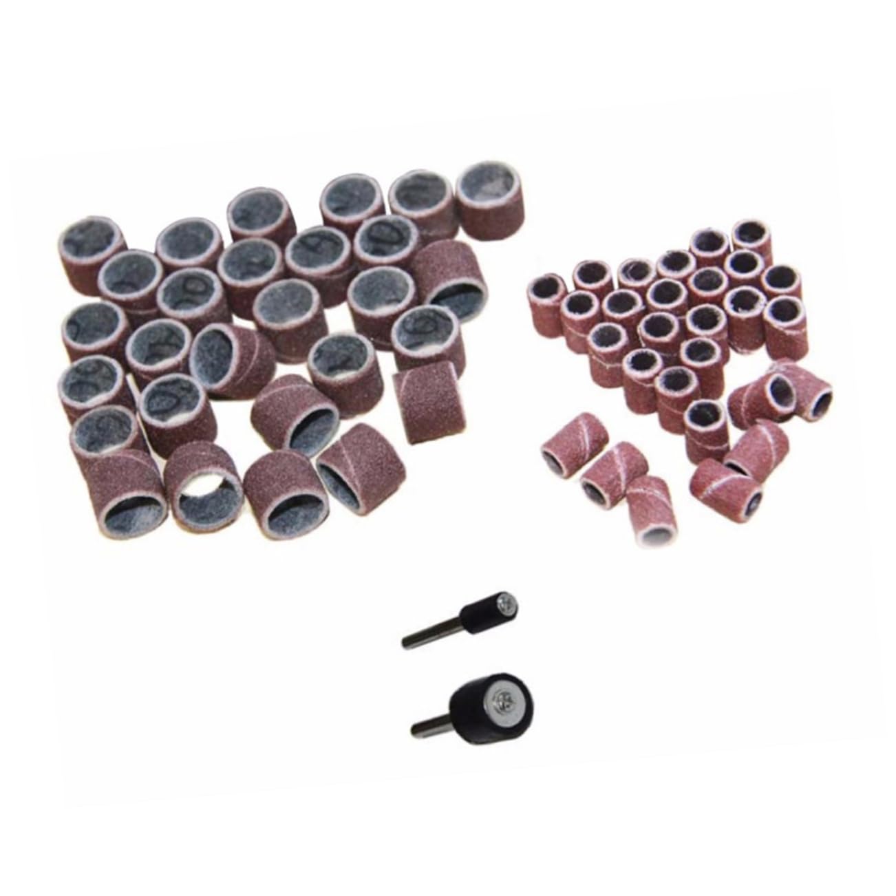 Lurrose Complete 307pcs Sand Ring Set Circle Polishing Papers Universal Fit for Metals Iron Aluminum Wood