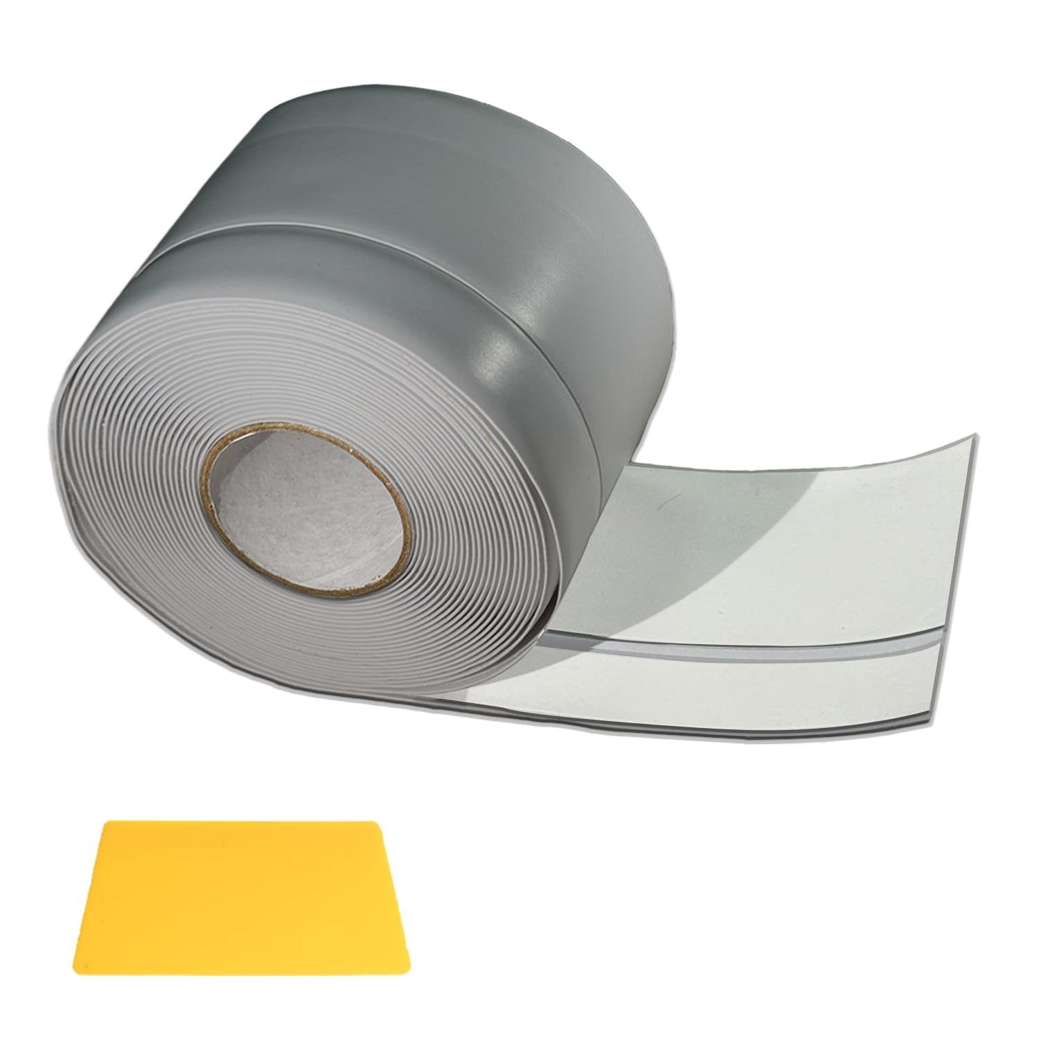 Weichsockelleiste Selbstklebend 6M, 50x20 mm PVC Sockelleiste Selbstklebend, Weichsockelleiste Flexibel für Küche und Bad Geeignet