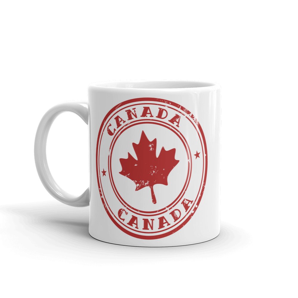Dv Mugs Ltd Multi Canada Leaf Mug - Gift Banff Vancouver Toronto Montreal Whistler Jasper #4539
