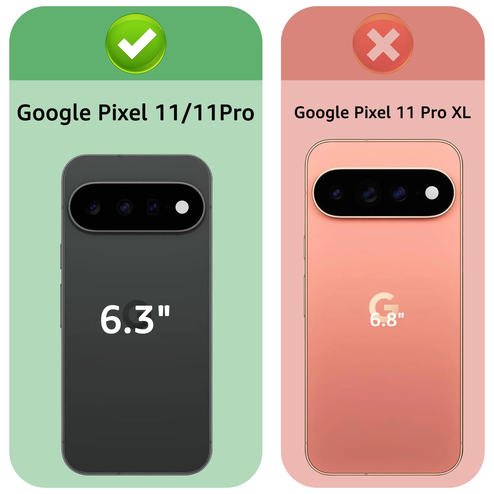 XcaseBar Compatibile con Google Pixel 11/11 Pro 16 cm Custodia a portafoglio con cerniera Porta carte di credito 【Blocco RFID】, Custodia a libro antiurto per donne e uomini per Pixel 11 Pro custodia