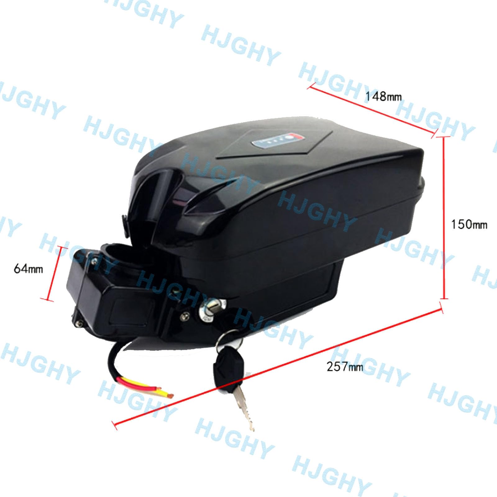Batería de Litio para tija de sillín de 24 V, 36 V y 48 V, 6 Ah, 8 Ah, 10 Ah, 12 Ah, 15 Ah, 18 Ah y 20 Ah, para Motor de 0 a 720 W, baterías Recargables con Cargador.
