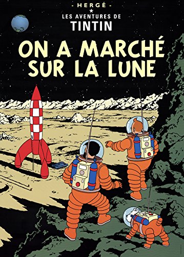 Poster Moulinsart Tintin Album: Explorers on the Moon 22160 (70x50cm) Cover