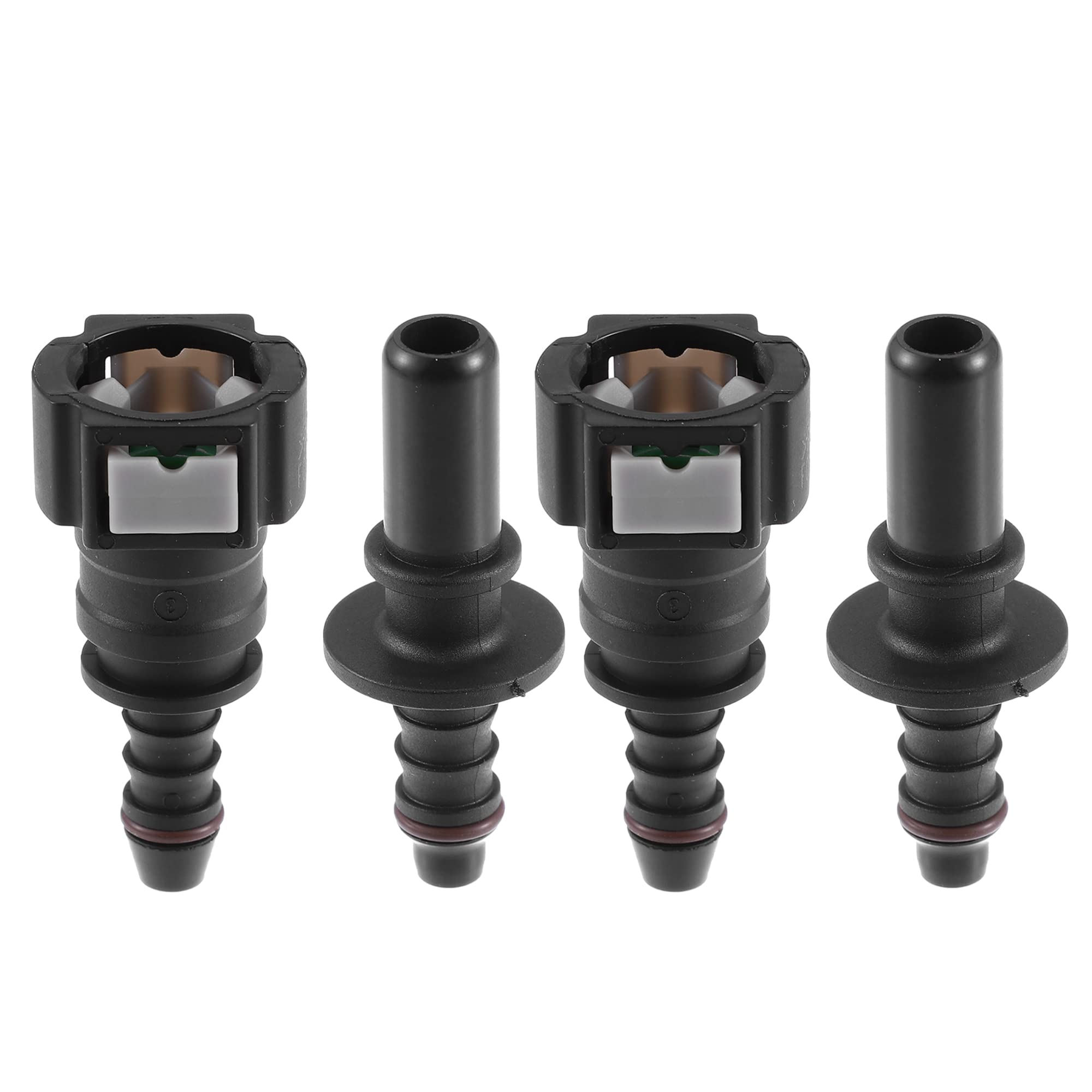 ABSOPRO 9.49mm do 8mm Prosto Samochód Paliwa Szybkie Złączka Złączka 2 Zestawy