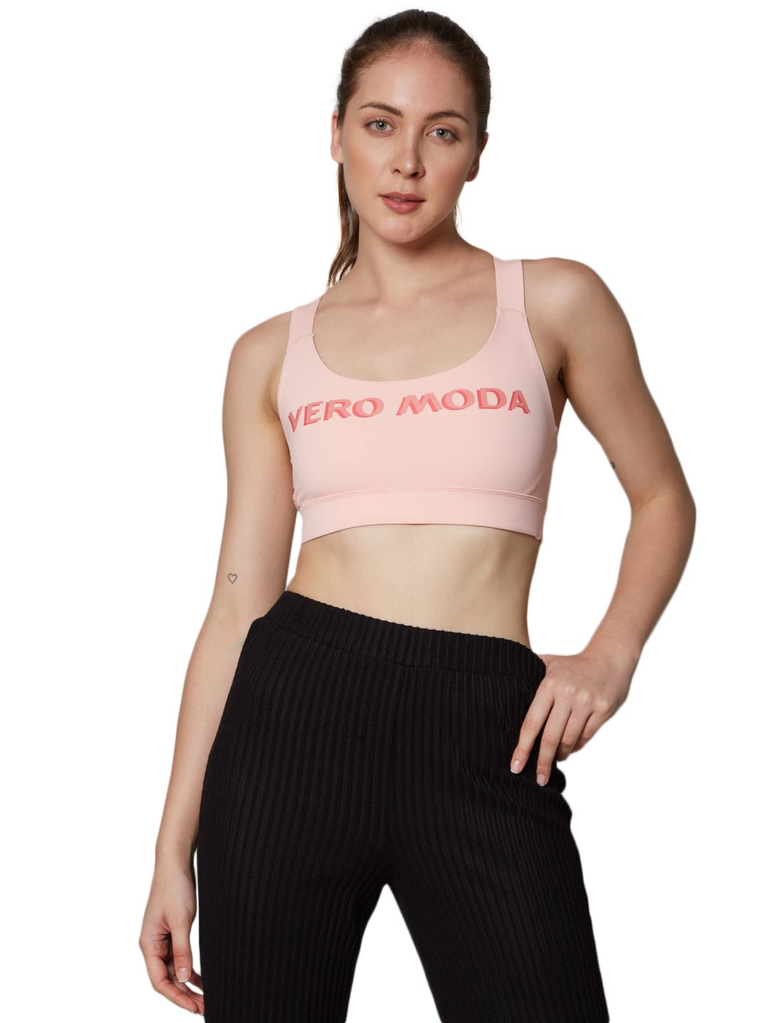 Women's Nylon Sports Bra-image-9