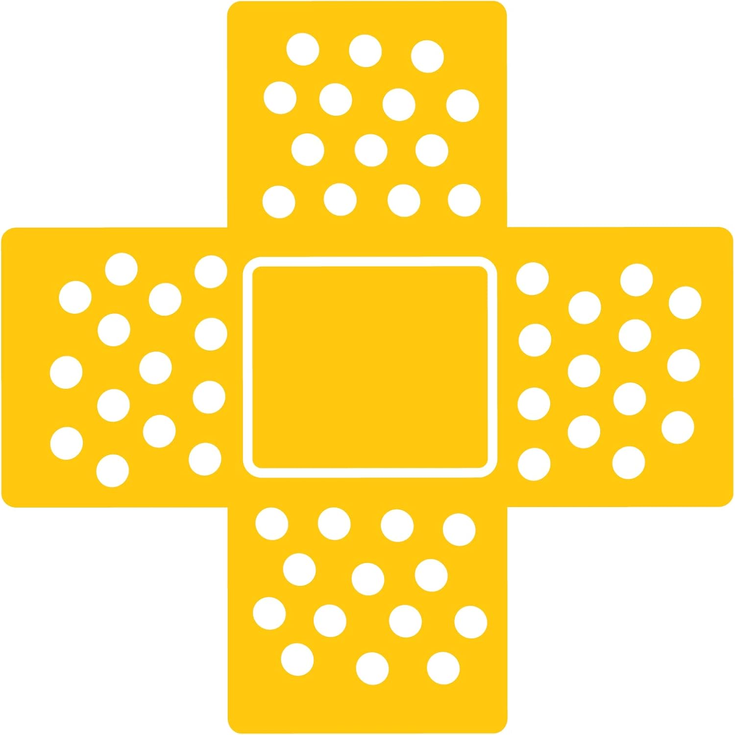 X Shaped Bandage Bandaid 5.0" x 5.0" Vinyl Decal