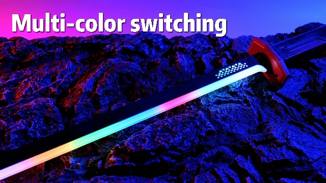 Amazon.com: Cravonel RGB Light Up Saber Toy with Smoke Mist Effect