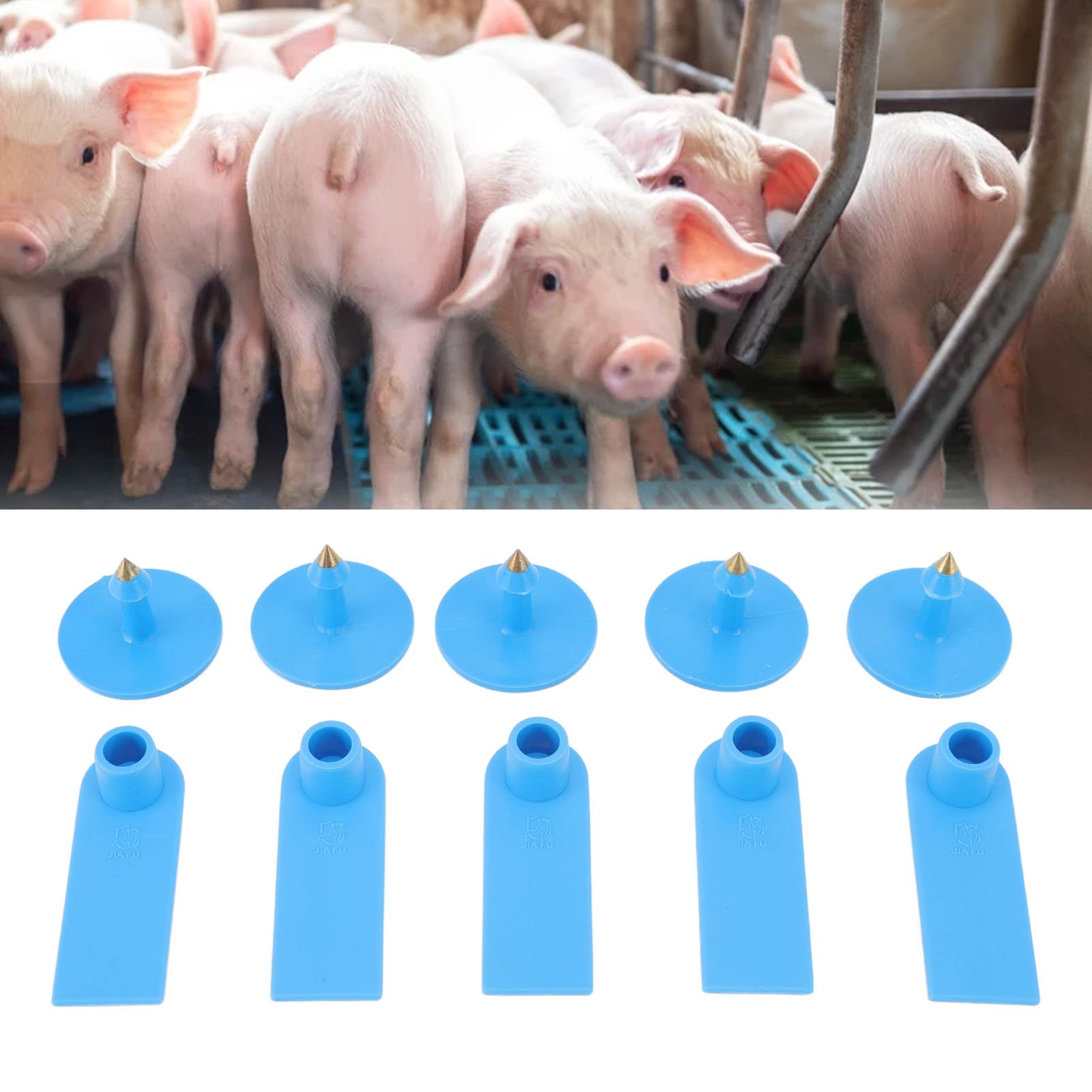 Étiquettes d'oreille pour Bétail, Durable TPU Matériau, Facile à Utiliser, Longue Durée d'Utilisation, Large Application for Animaux de Ferme