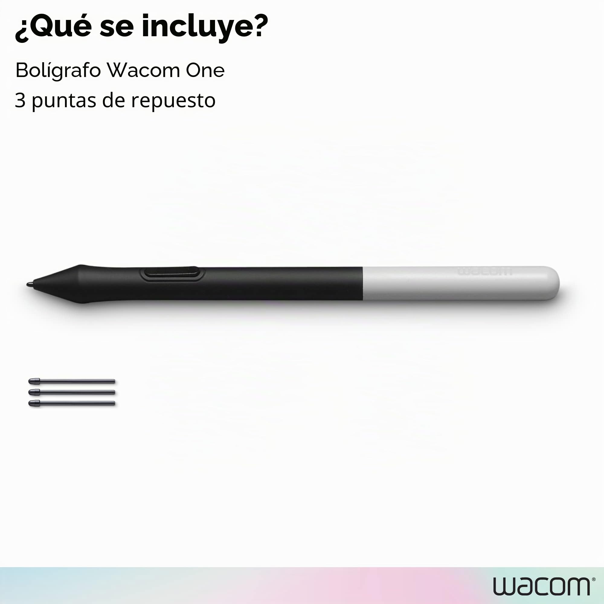 Wacom Un bolígrafo CP91300B2Z para Pantalla Creativa Wacom One