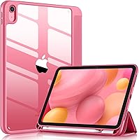 Wenlaty iPad 11th Gen 2025 (A16) 11" Case & 10th Gen 10.9" 2022 - Trifold Stand, Pencil Holder, Auto Wake/Sleep, Watermelon Pink Protective Cover