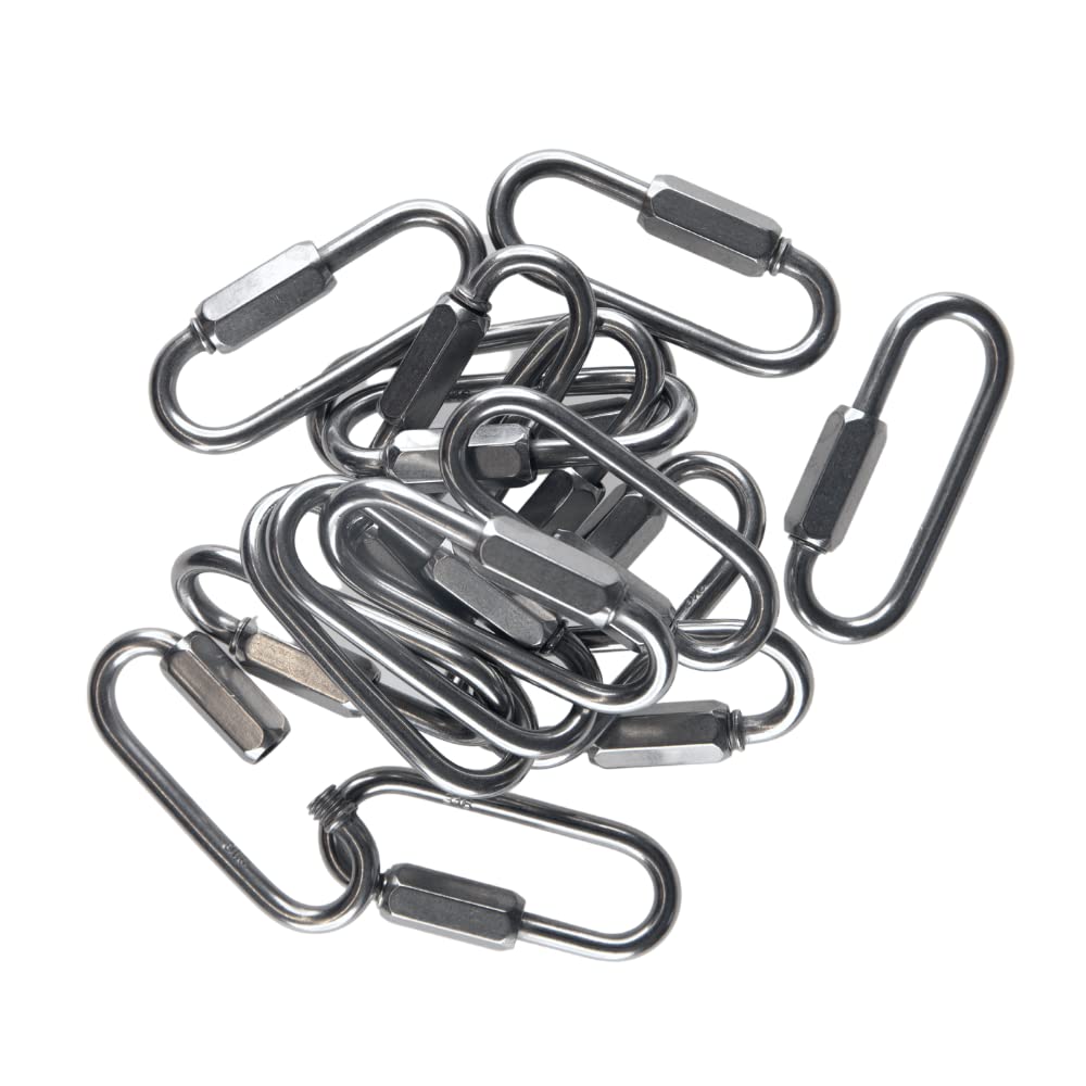 Amazon.com : Oval Stainless Steel Lock Carabiner – Heavy Duty