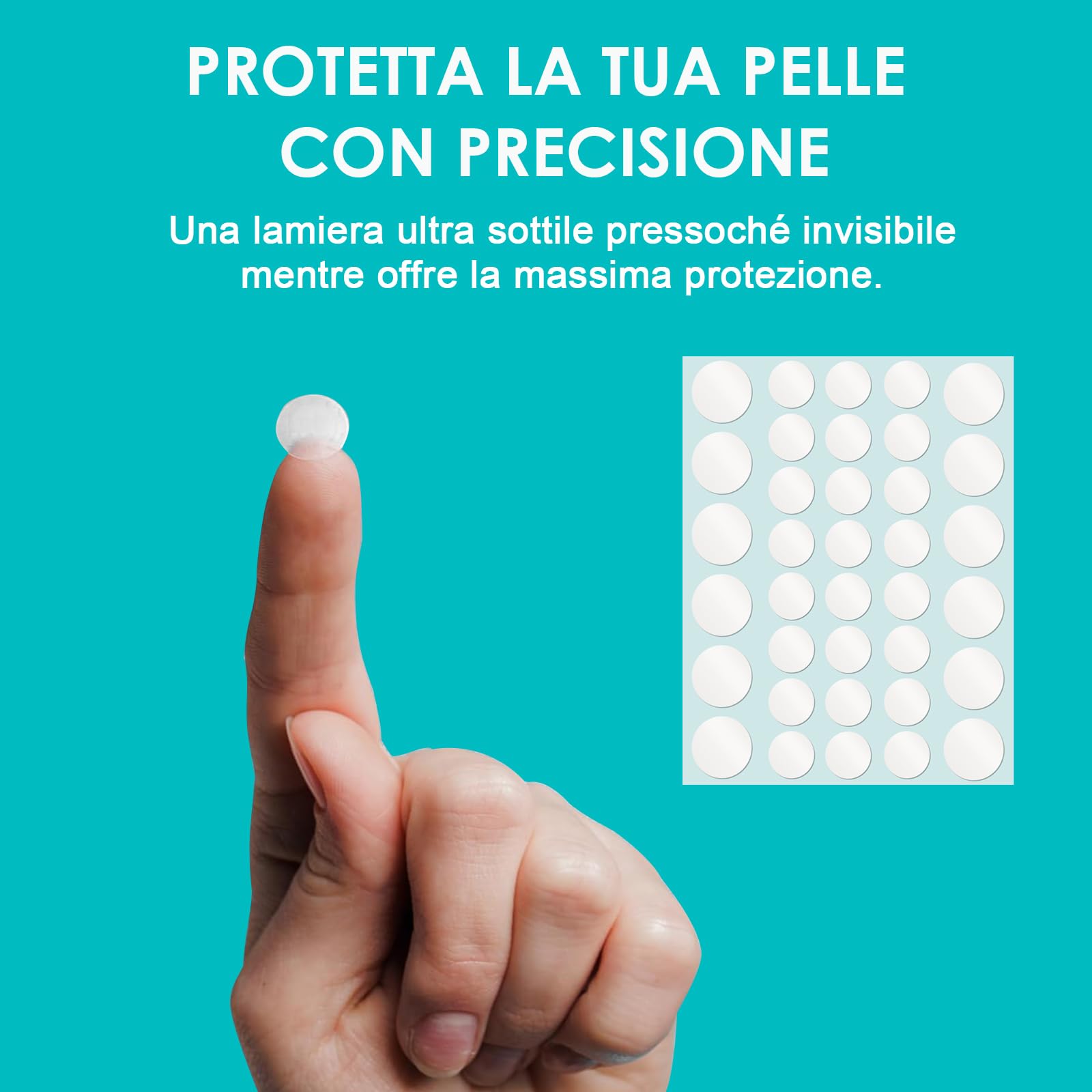 264pcs Cerotti Brufoli Pimple Patch Invisibili Per Acne Idrocolloide Naturale Con Olio Dell'Albero Del Tè E Acido Salicilico Giorno E Notte 2 In 1 Cerotto Impermeabile Patch Brufoli